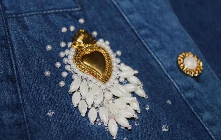 Gonna in denim Vintage